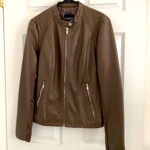 Express! Leather Jacket!